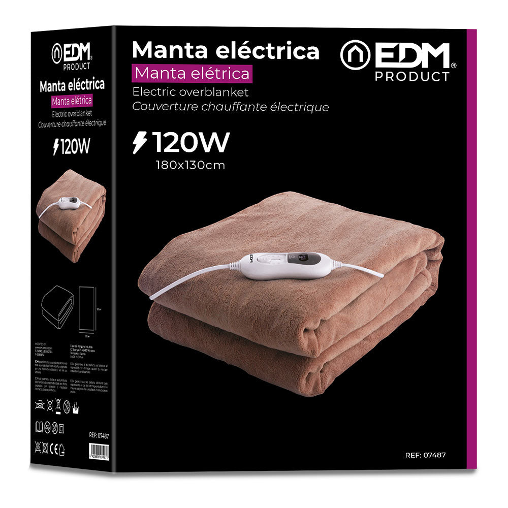 Manta Eléctrica 120W 180x130cm